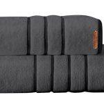 Makis Tselios Home Πετσέτα Προσώπου Prive 50x90εκ. Steel Grey Βάρους 600gr/m²