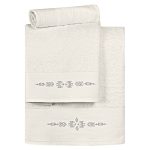 Beauty Home Σετ πετσέτες Art 3173  Σετ 3τμχ  Εκρού