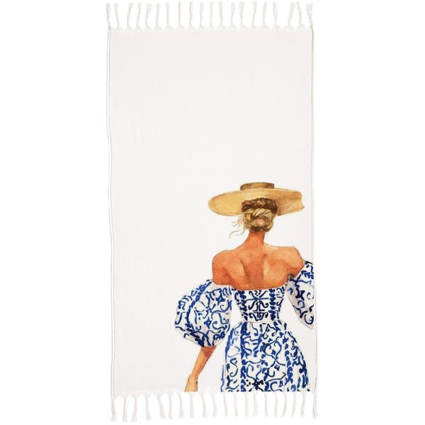 Πετσέτα Παρεό Κρόσσι Αθηνά Borea Home Textiles 90 x 160 cm