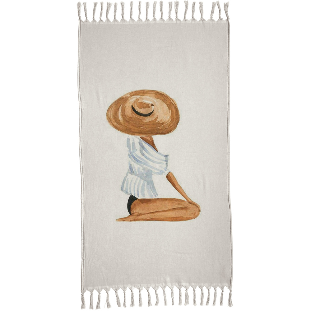 Πετσέτα Παρεό Κρόσσι Μυρτώ Borea Home Textiles 90 x 160 cm