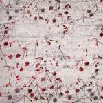 ΧΑΛΙ SHINY VELVET 5641/Light Grey Red - Klonaras Home Fashion