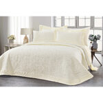 Beauty Home Σετ κουβερλί υπέρδιπλο Eros Art 12501 230x250 Εκρού - Image 2