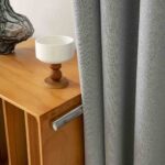 Beauty Home Ύφασμα κουρτίνας με το μέτρο Full Blackout σκίασης Total Art 8446 Φ280 Γκρι - Image 11