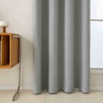 Beauty Home Ύφασμα κουρτίνας με το μέτρο Full Blackout σκίασης Total Art 8446 Φ280 Γκρι - Image 4