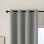 Beauty Home Ύφασμα κουρτίνας με το μέτρο Full Blackout σκίασης Total Art 8446 Φ280 Γκρι - Image 6