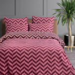 Makis Tselios Home Σετ Παπλωματοθήκη Υπέρδιπλη 220X240cm Zic Zac Red