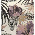 Tzikas Carpets 22440-ΛΕΥΚΟ- ΚΡΕΜ Χαλί FLORAL -160x230cm