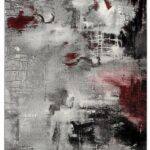 Tzikas Carpets 20754-ΓΚΡΙ ΜΑΥΡΟ Χαλί SKY -133x190cm