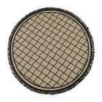 Beauty Home Ροτόντα ψάθα με κρόσια Sol Art 9756 160x160 Μπεζ