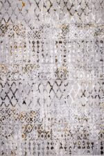 ΧΑΛΙ SHINY VELVET 6376/Anthracite Yellow - Klonaras Home Fashion