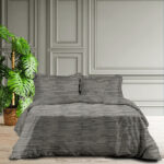 Makis Tselios Home Σετ Σεντόνια Μονά 170x270 Lines 4 Grey
