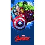 Πετσέτα Θαλάσσης Βαμβακερή Βελούδινη Avengers 320gsm Borea Home Textiles