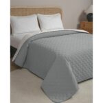 ΚΟΥΒΕΡΛΙ CHENILLE ΥΠΕΡΔΙΠΛΟ 220Χ240 ADAM HOME MISTRAL SILVER