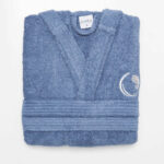 Μπουρνούζι Ενηλίκων Με Κουκούλα Logo Borea Home Textiles - Image 6