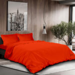 Makis Tselios Home Σετ Σεντόνια Μονά 170×260 Lor Orange