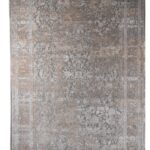 ΧΑΛΙ LUXURIOUS SILK 6793 GREY BEIGE - Klonaras Home Fashion