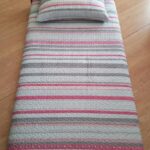 Κουβερλί 160Χ240 Stripes γκρί-φούξ- Nima Home