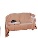 Ριχτάρι σετ 2 τεμαχίων Ombre peach- Beauty Home