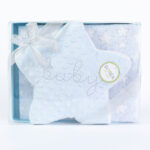 Κουβέρτα Αγκαλιάς Σετ Αστεράκι σε Κουτί Borea Home Textiles