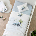 Κουβέρτα Πικέ Κούνιας Trucky Borea Home Textiles