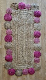 ΧΑΛΙ ΓΙΟΥΤΑ PAVIA PINK - Klonaras Home Fashion - Image 2