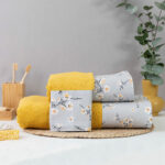 Πετσέτες Σετ 3ΤΜΧ Jasmine Borea Home Textiles - Image 4