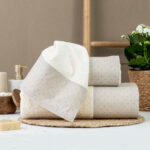 Πετσέτες Σετ 3ΤΜΧ Pois Borea Home Textiles