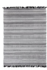 Χαλί Urban Cotton Kilim Samaira Black White Royal Carpet