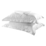 Beauty Home Σετ σεντόνια υπέρδιπλα Dobby Cotton Rich Blend Art 1381 245x280 Λευκό