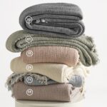 ΚΟΥΒΕΡΛΙ ΒΑΜΒΑΚΕΡΗ ΜΟΥΣΕΛΙΝΑ ΥΠΕΡΔΙΠΛΗ 240Χ250 ADAM HOME - Taupe 55