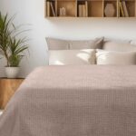 Κουβέρτα Πικέ PIKONA BROWN MADI Homeware