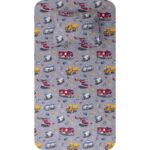 Σεντόνι Σετ 2ΤΜΧ Πυροσβεστικη Γκρι Μονό Borea Home Textiles