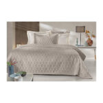 Σετ 3τμχ Κουβερλί Hive Taupe 250x240- Guy Laroche