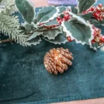 Beauty Home 6 κουκουνάρια ματ χρυσό περίπου 5 cm - Image 3