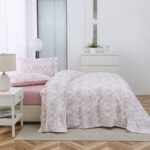 Chantal (Pink) (ΣΕΤ ΣΕΝΤΟΝΙΑ Υ/Δ 245×270+2 ΜΑΞ/ΘΗΚΕΣ 52×75) 210TC- Liolios Home