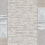 ΧΑΛΙ VELVET MODERN 9249/Beige White - Klonaras Home Fashion