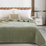 Κουβέρτα Fleece JF09 Green- Liolios Home