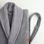 Μπουρνούζι Ενηλίκων Με Γιακά Lava Borea Home Textiles - Image 4