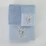 Πετσέτες Σετ 2ΤΜΧ Snowboard Ροζ Borea Home Textiles - Image 8