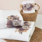 Πετσέτες Σετ 2ΤΜΧ Gerbera Borea Home Textiles