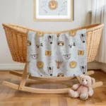 Σεντόνια Λίκνου Σετ Stay Wild Borea Home Textiles