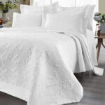 Beauty Home Σετ κουβερλί υπέρδιπλο Marilia Art 12502 230x250 Λευκό