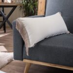 Μαξιλαροθήκη Velvet 01 Με Κρόσι (30x60cm) Teoran