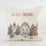 Μαξιλάρι Διακοσμητικό Χριστουγεννιάτικο Printed Σχέδιο 104 Borea Home Textiles