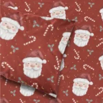 Σεντόνι Χριστουγεννιάτικο Άγιος Βασίλης Διπλό Borea Home Textiles