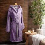 Beauty Home Μπουρνούζι με κουκούλα Art 3425 Λιλά