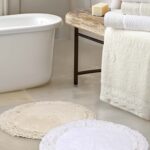 Στρογγυλό Πατάκι Μπάνιου Eden - White - Nima Home