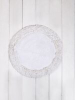 Στρογγυλό Πατάκι Μπάνιου Eden - White - Nima Home - Image 2