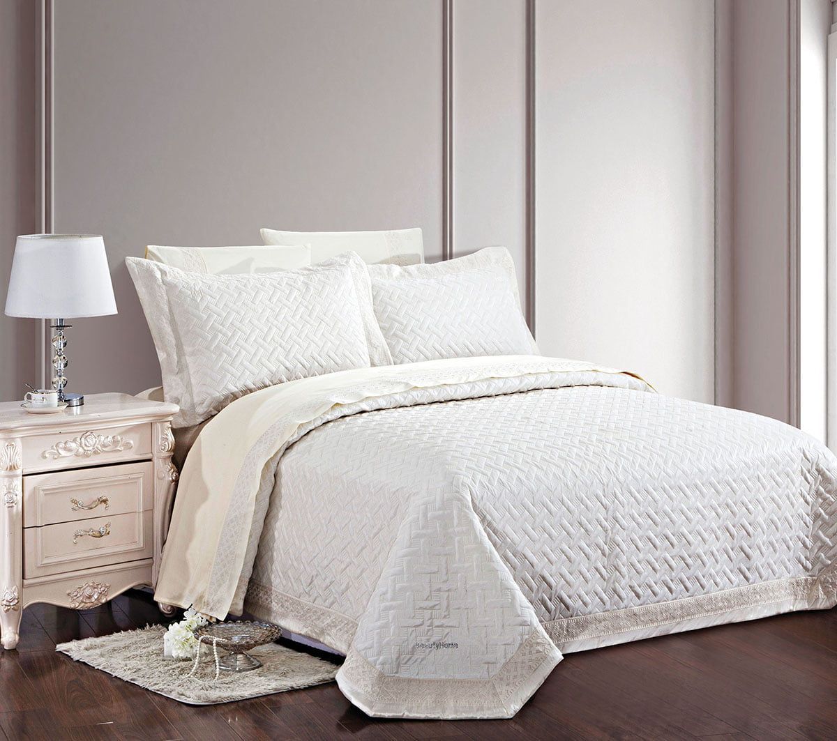 Beauty Home Νυφική βαλίτσα σετ 7 τμχ Phebe Art 1194  230x250 Εκρού