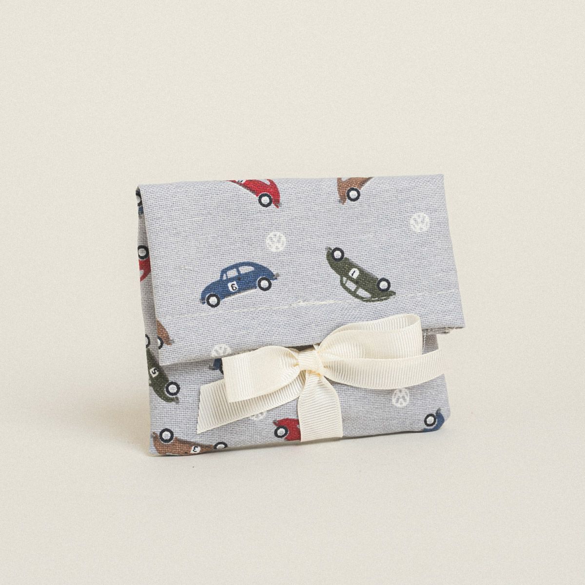 Beauty Home ΠΟΥΓΚΙ ΜΕ ΚΟΡΔΕΛΑ 12 x 17 cm ΜΙΝΙ ΑΥΤΟΚΙΝΗΤΑΚΙΑ ΓΚΡΙ